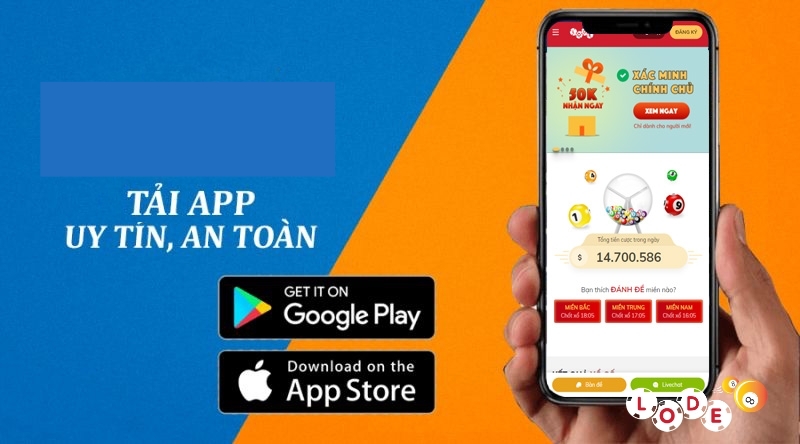 Tải app Lode88 - Thực hiện đơn giản qua 3 bước cơ bản 2 App Lode88 uy tín, chuyên nghiệp dễ dàng thao tác